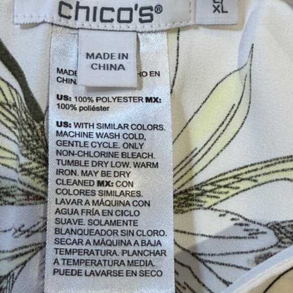 Chico's XL Poncho Top Pink Multicolor Worn Once Excellent Condition - Picture 3 of 6